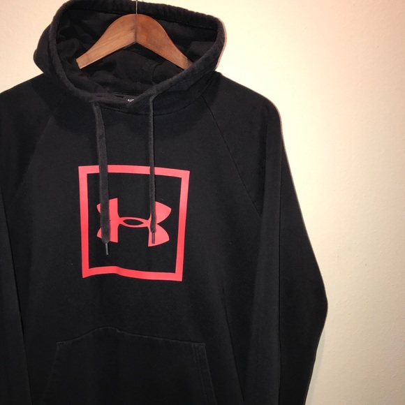 under armour box logo hoodie